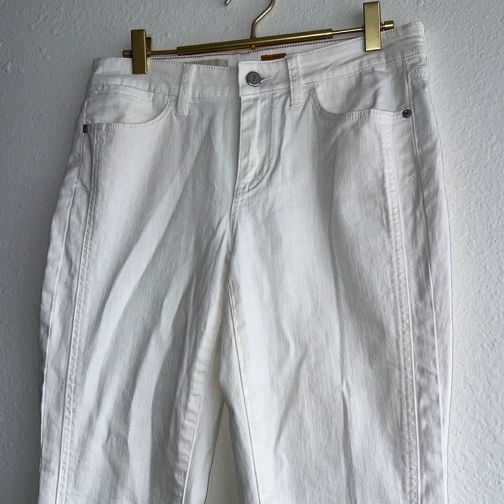 Anthropologie Pilcro & The Letterpress Winter-White The STET Crop Casual Pants - Picture 3 of 10